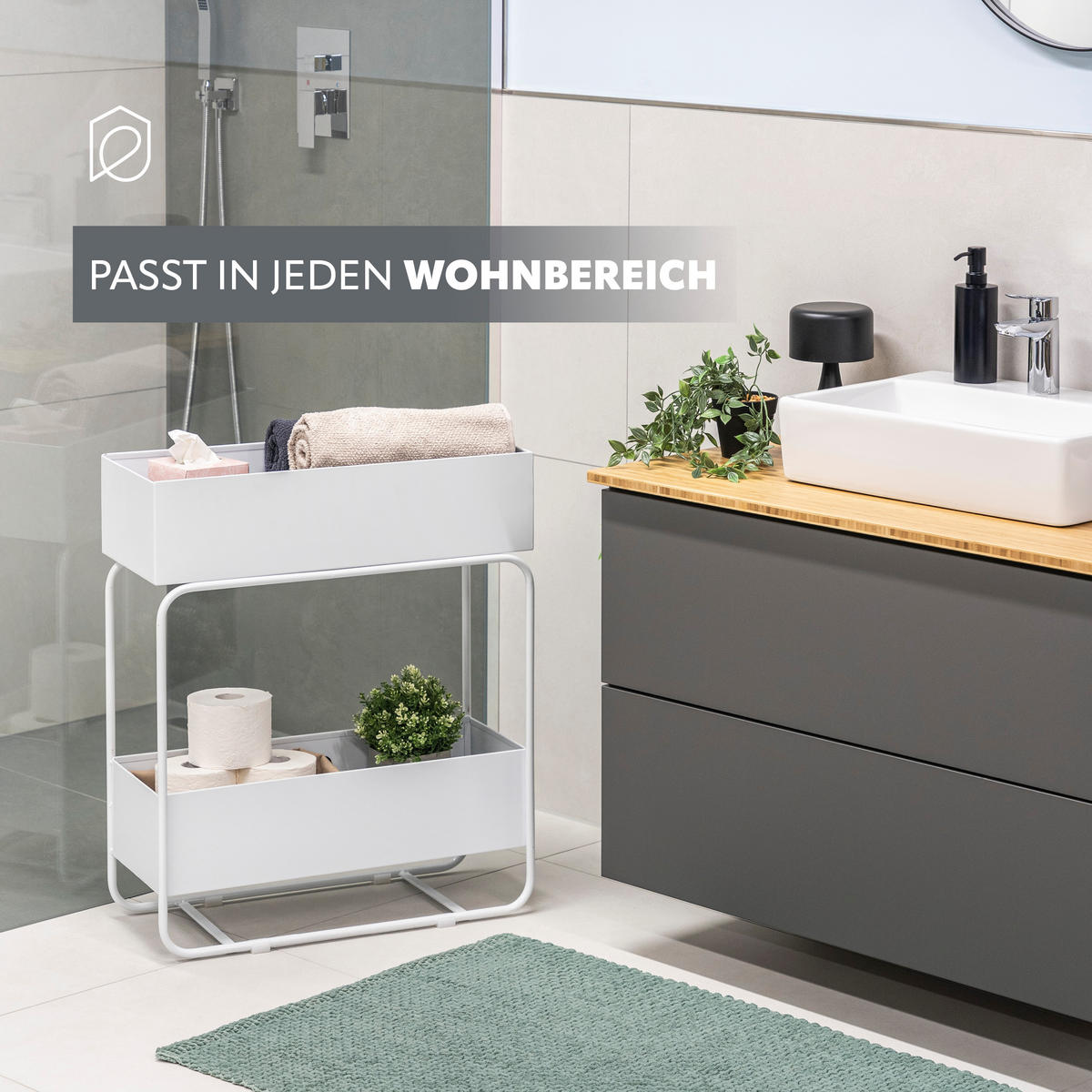 PFLANZENSTÄNDER, weiß - Weiß, Metall (25/60/71cm) - eluno