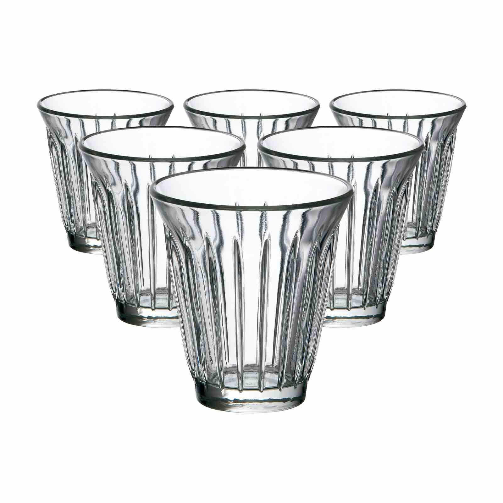 KAFFEEGLÄSER Zinc transparent 190 ml 6er Set - Transparent, Glas (190L) - La Rochère