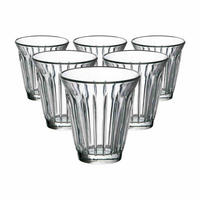 KAFFEEGLÄSER Zinc transparent 190 ml 6er Set - Transparent, Glas (190L) - La Rochère