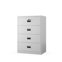 METALL-KARTEISCHRANK SARA XL V4 132x90x60 cm - Grau, Metall (90/132/60cm) - Jan Nowak