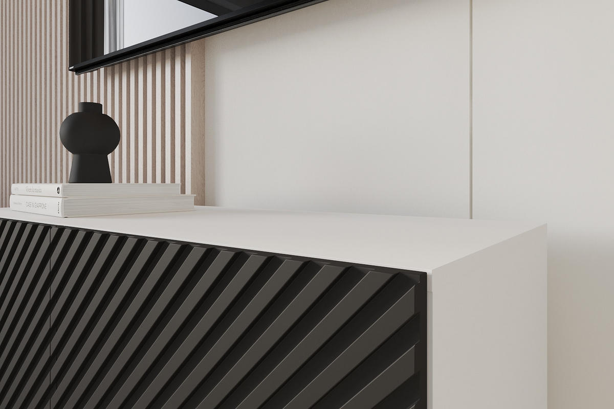 LOWBOARD ZENO-W 100x40x41 cm - Artisan / Katania - Eiche Wotan, Holzwerkstoff (100/40/41cm) - ALTDECOR