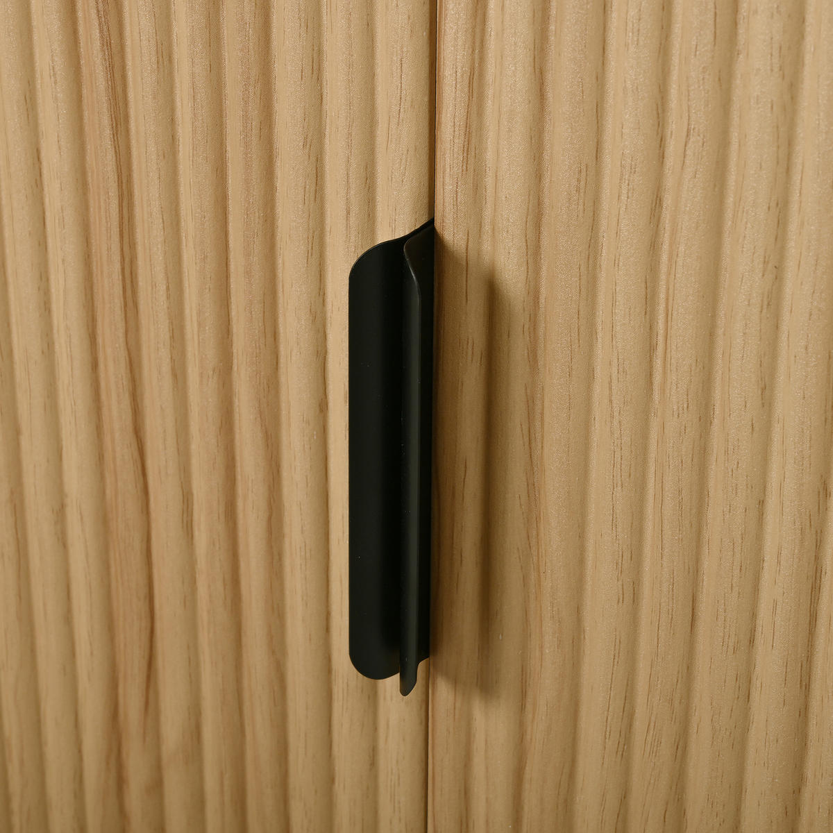 SIDEBOARD in Holzoptik Aufbewahrungsschrank mit Geräuschdämpfendes Scharnier für Wohn-, Flur und Esszimmer - Naturfarben, Holzwerkstoff (139/75/40cm) - STILVORA