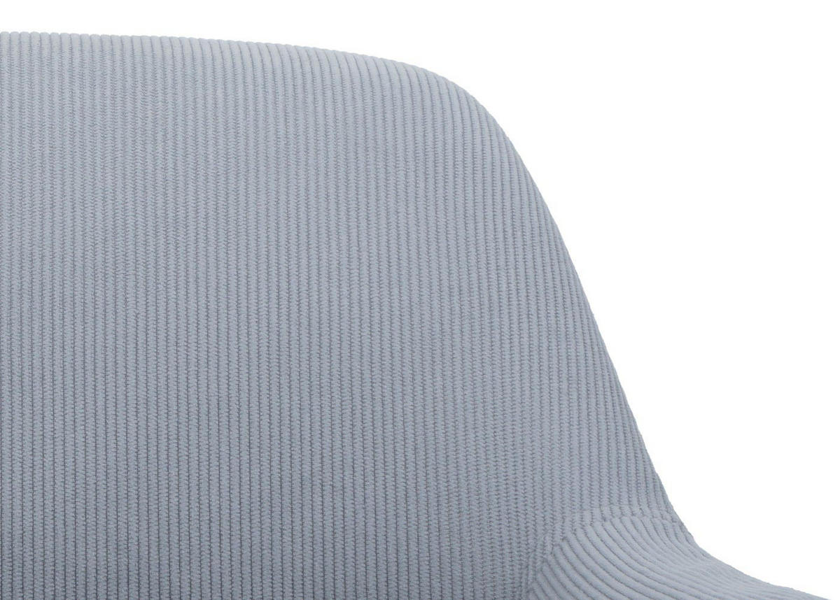 ESSZIMMERSTUHL Hellgrau - Hellgrau, Textil (56/80/53cm) - MCW