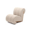 SESSEL CATCH ME Sessel, Bequeme Polsterung, 3D-Stoff, Hohe Festigkeit, Holzdetails, Cremefarben - Creme/Schwarz, Holz/Textil (80/78/100cm) - DomoHome