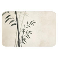 WC PŘEDLOŽKA Japandi - Bambus - béžová 60x40 cm - ecru, textil/plast (60/1cm) - OnlyWow