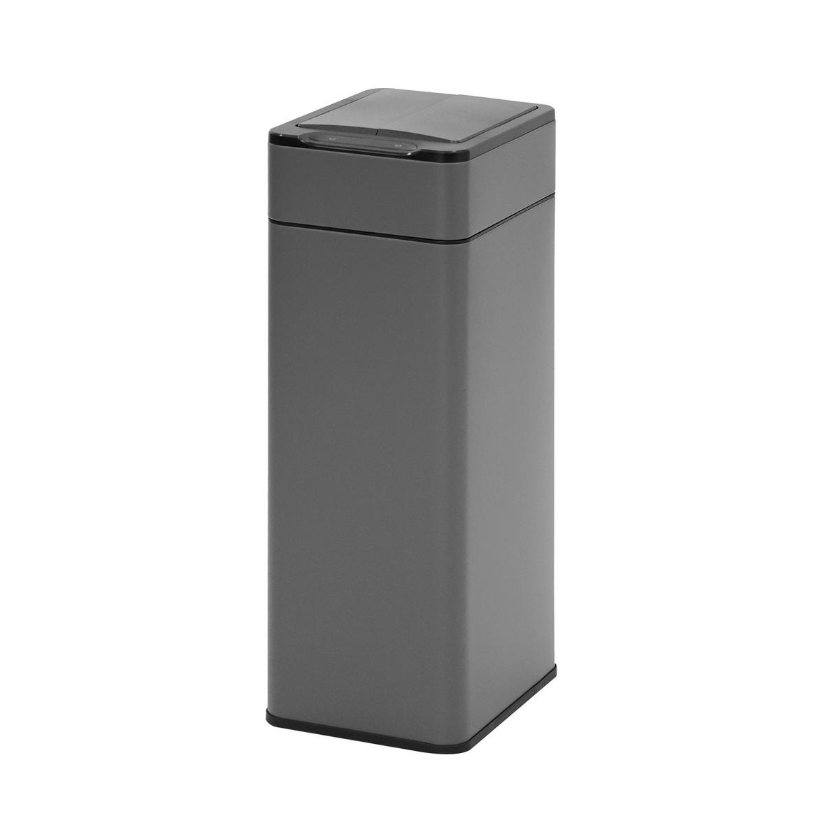 SENSORMÜLLEIMER SE40L Grau - Grau, Metall (23/65/31cm) - SVITA