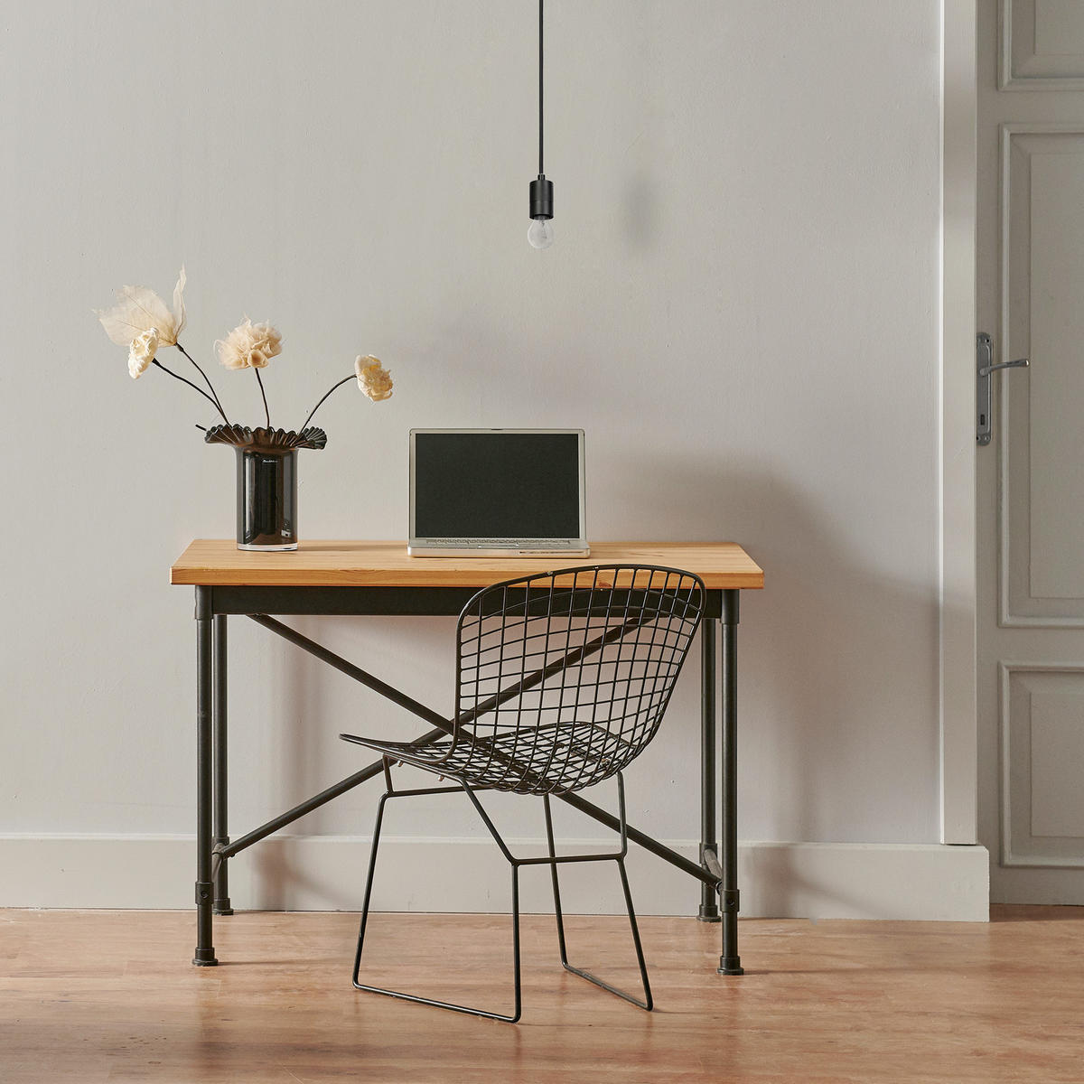 PENDELLEUCHTE Hugo - Schwarz, Metall (4.4/4.4/6.5cm) - Paco Home