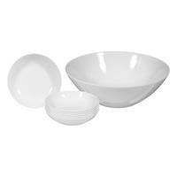 SALAT-SET Rondo/Liane weiß 7er Set - Weiß, Keramik (1/1/1cm) - Seltmann Weiden