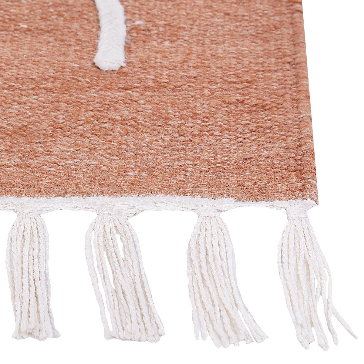 OUTDOOR-TEPPICH Yavu 150/80 cm - Rot, Kunststoff (80/150cm) - Beliani
