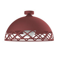 DECKENLEUCHTE - Rot, Metall (20/40/20cm) - Lumicom