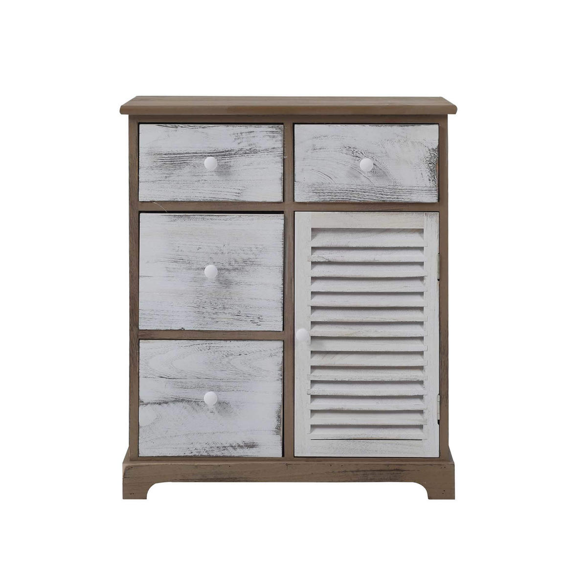 KOMMODE Weiß 30/60/70 cm - Weiß, Holz (30/70/60cm) - Mobili Rebecca