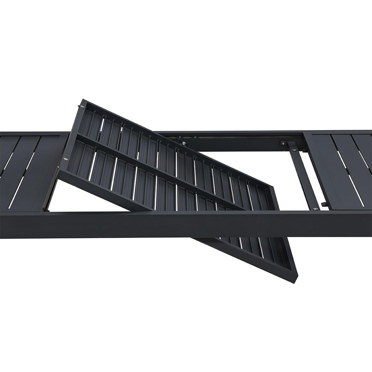 GARTENTISCH, Capo, Schwarz, Metall, 100 x 160 x 75 cm - Schwarz, Metall (160/100/75cm) - ebuy24
