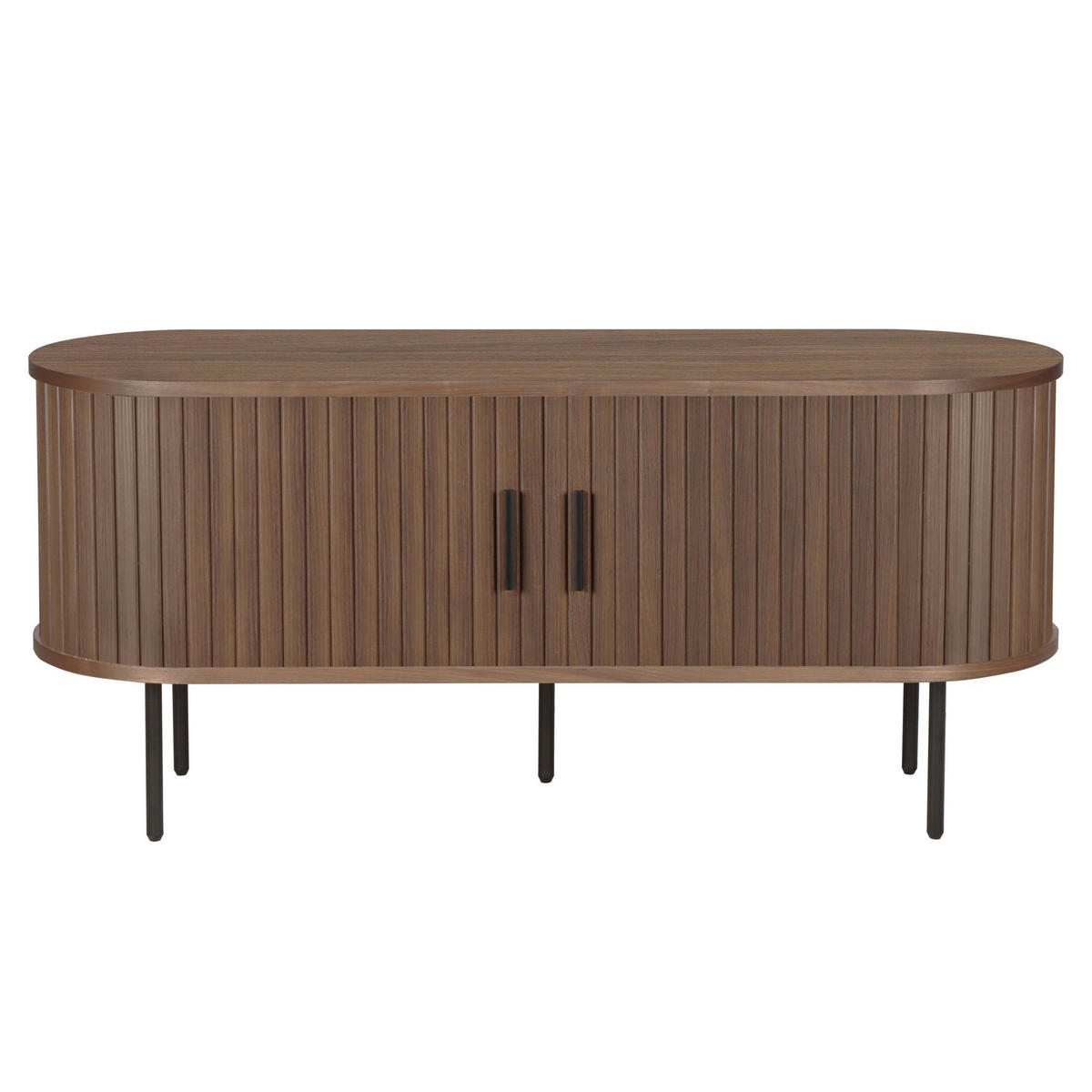 TV-SCHRANK, Braun - Braun, Holz (40/55/120cm) - Oviala