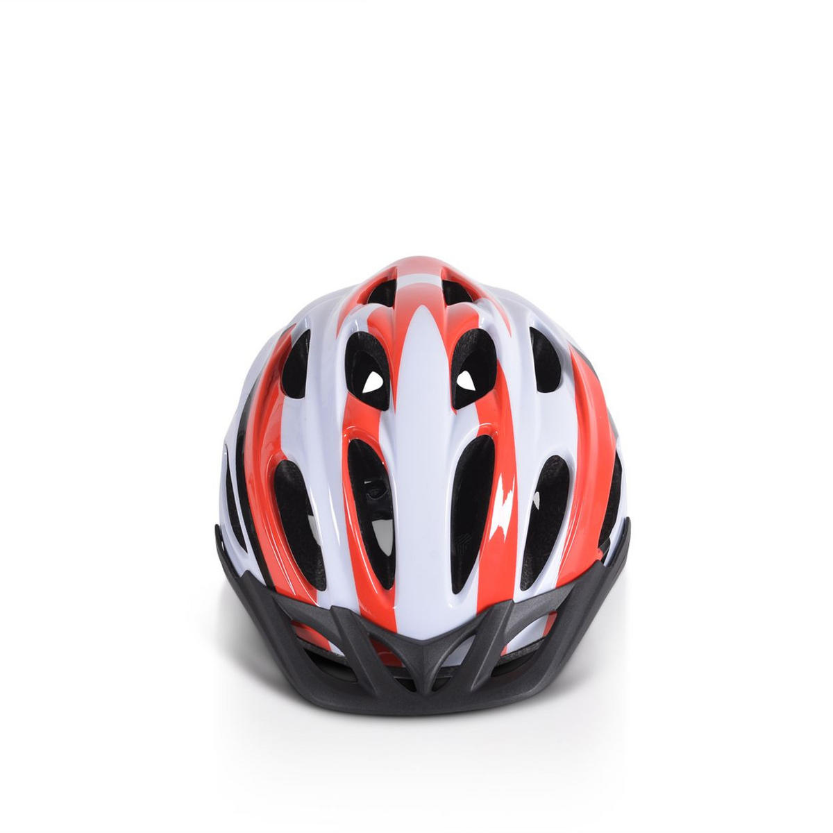 KINDERHELM Y02 rot Größe L 58-62 cm, 17 Löcher, LED-Licht, EPS + PVC-Schale, einstellbar - Rot, Kunststoff (24/30cm)