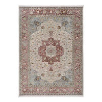 VINTAGE-TEPPICH Granatrot / Beige Tabriz 120/170 cm - Bordeaux/Beige, Naturmaterialien/Textil (120/170cm) - Atticgo