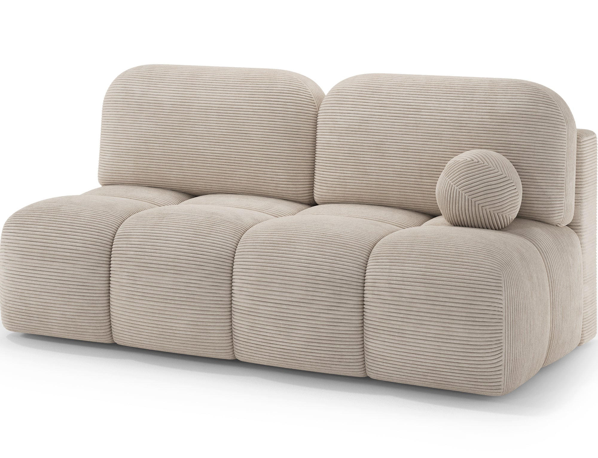 SCHLAFSOFA Nuwia mit Schlaffunktion und Bettkasten – Modernes Designsofa mit Schlafauszug und dekorativer Steppung - Beige, Kunststoff (200/102/100cm) - Wohnideebilder