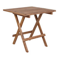 BEISTELLTISCH Bilbao - Teakfarben, Holz (50/50/50cm) - tinkaro