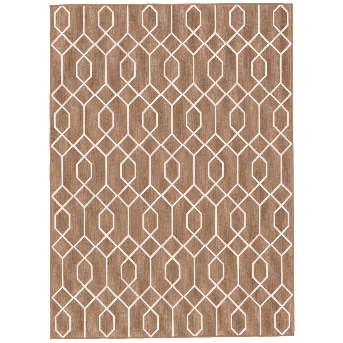 IN- UND OUTDOOR TEPPICH BEIDSEITIG CAPE COD TREND - Beige, Textil (80/140cm) - Pergamon