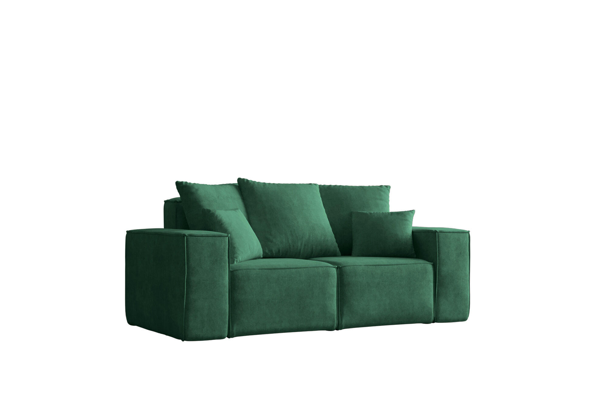SOFA ELLA Modern Stoff Noel Grün - Jadegrün, Holz/Textil (182/78/90cm) - Kaiser Möbel