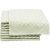 GESCHIRRTÜCHER, 10er-Set, 46x70 cm, 100% Baumwolle, Grün - Salbeigrün, Textil (46/70cm) - Zollner