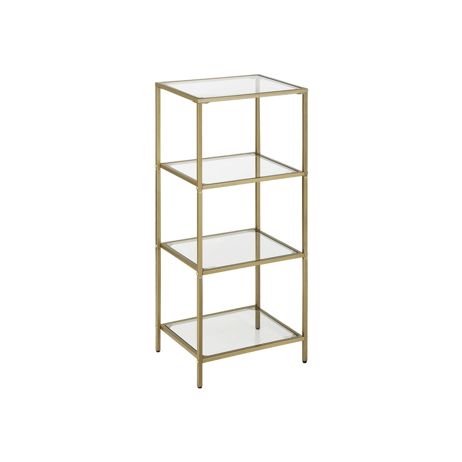 STANDREGAL BADEZIMMERREGAL - Goldfarben, Metall (30/95/40cm) - Hansiro