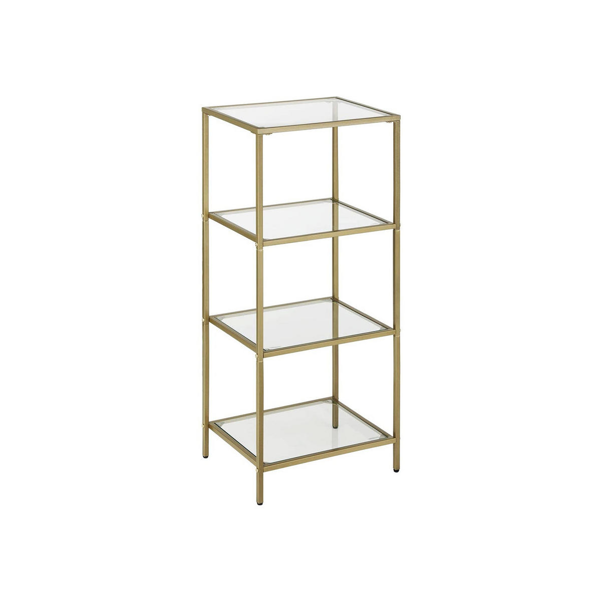 STANDREGAL BADEZIMMERREGAL - Goldfarben, Metall (30/95/40cm) - Hansiro