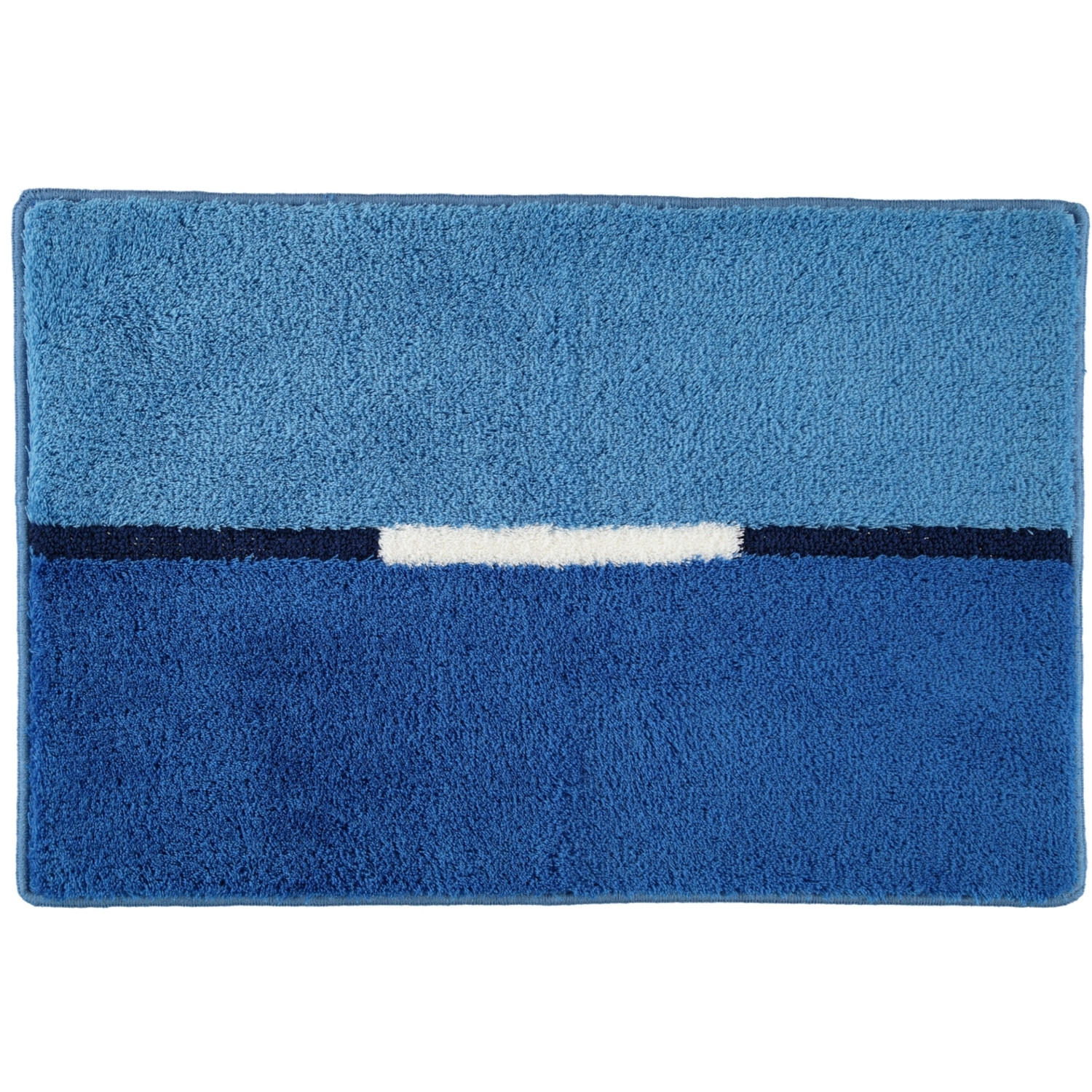 BADTEPPICH MIRA OCEAN - 323 - Blau, Textil (60/90cm) - Rhomtuft