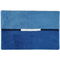 BADTEPPICH MIRA OCEAN - 323 - Blau, Textil (60/90cm) - Rhomtuft