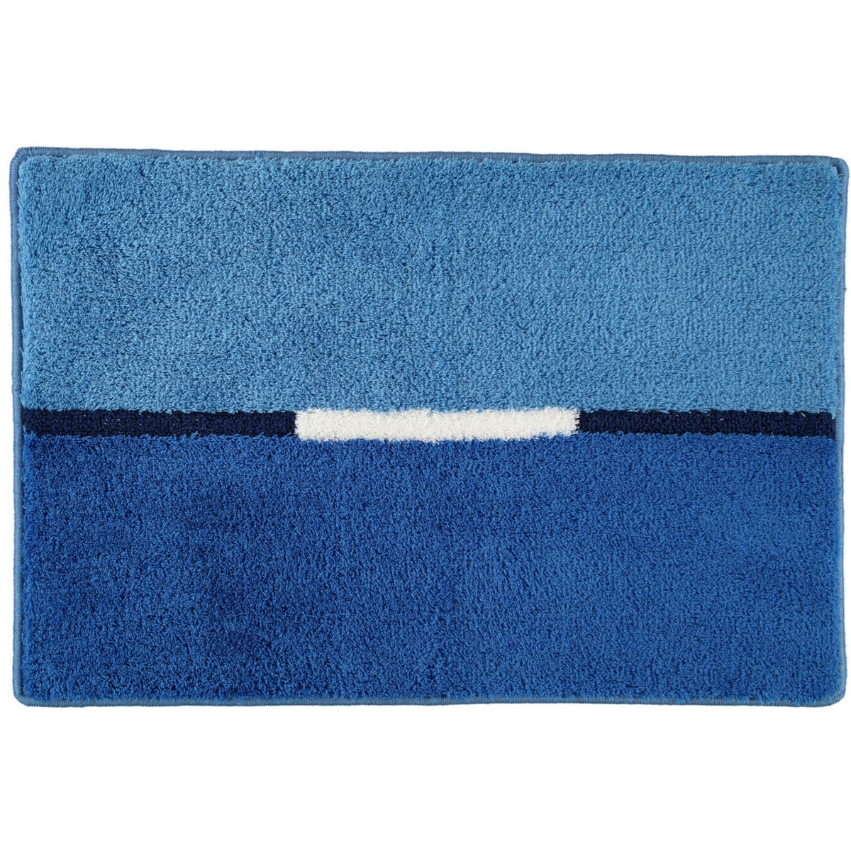 BADTEPPICH MIRA OCEAN - 323 - Blau, Textil (60/90cm) - Rhomtuft