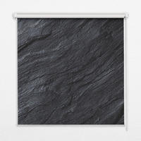 VNÚTORNÁ roleta - okenná roleta - roleta - 100x100 cm - Čierna textúra - čierna, plast (100/100/0.5cm) - TULUP