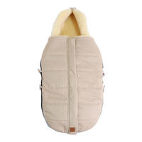LAMMFELL-FUSSSACK Allex, sand - Beige, Fell (48/105cm) - Kaiserbaby
