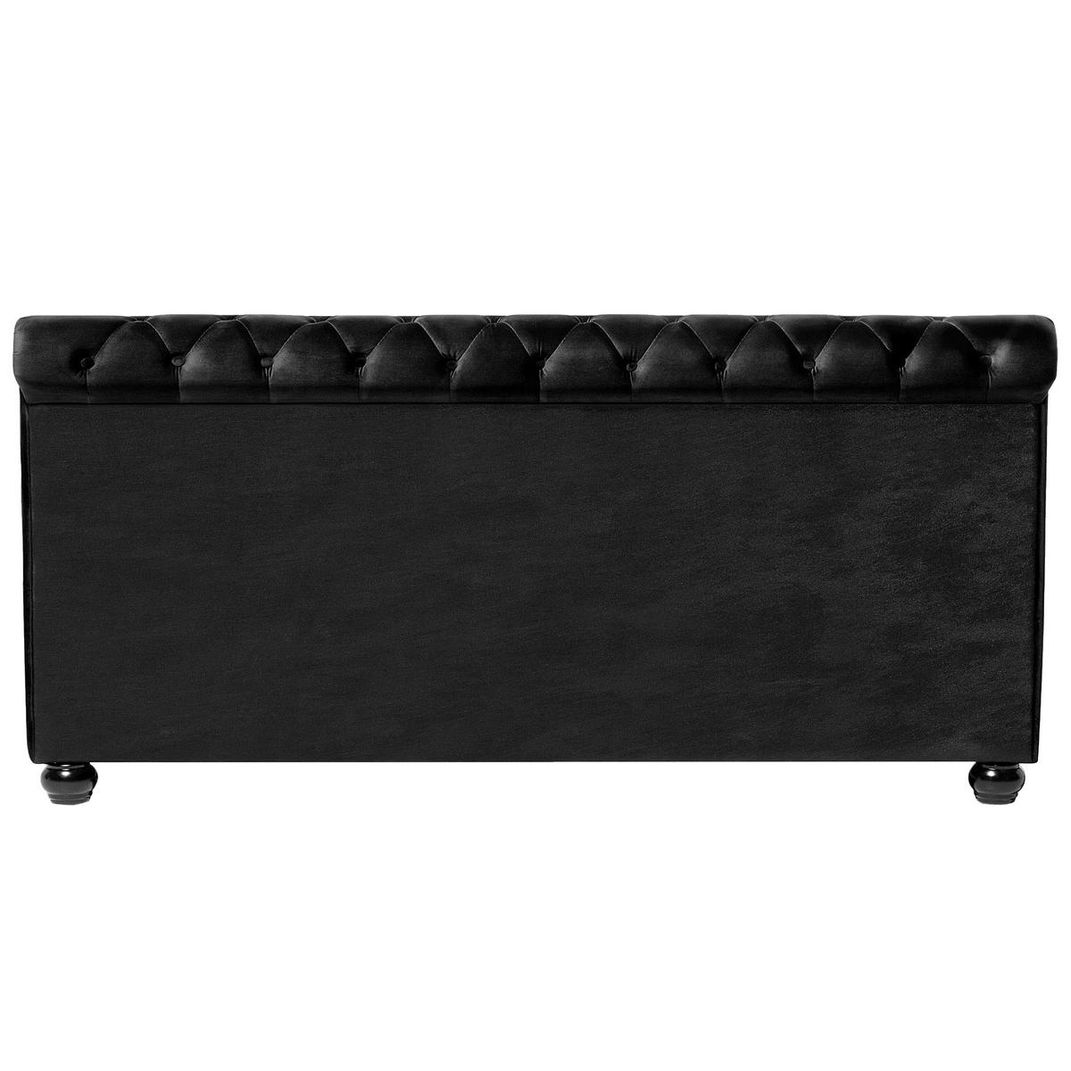 WASSERBETT 160/200 cm Schwarz Avallon - Schwarz, Textil (160/200cm) - Beliani