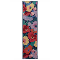 WOLLTEPPICH DAHLIA, floral, Bunt, 80 x 300 cm - Multicolor, Textil (80/300cm) - KADIMA DESIGN