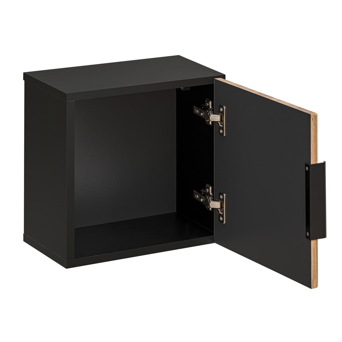 HÄNGESCHRANK TILO SZK1 Kompakte Größe Schwarz Eiche - Eichefarben, Holzwerkstoff (35/35/22cm) - Komodee