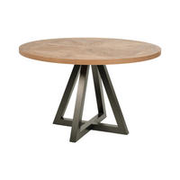 ESSTISCH INDUS Beige 125x125x77 cm - Beige, Holz (125/125/77cm) - FURNLUX