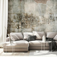 SELBSTKLEBENDE FOTOTAPETE 196/140 cm - Braun/Grau, Kunststoff/Textil (196/1cm) - KUNSTLOFT
