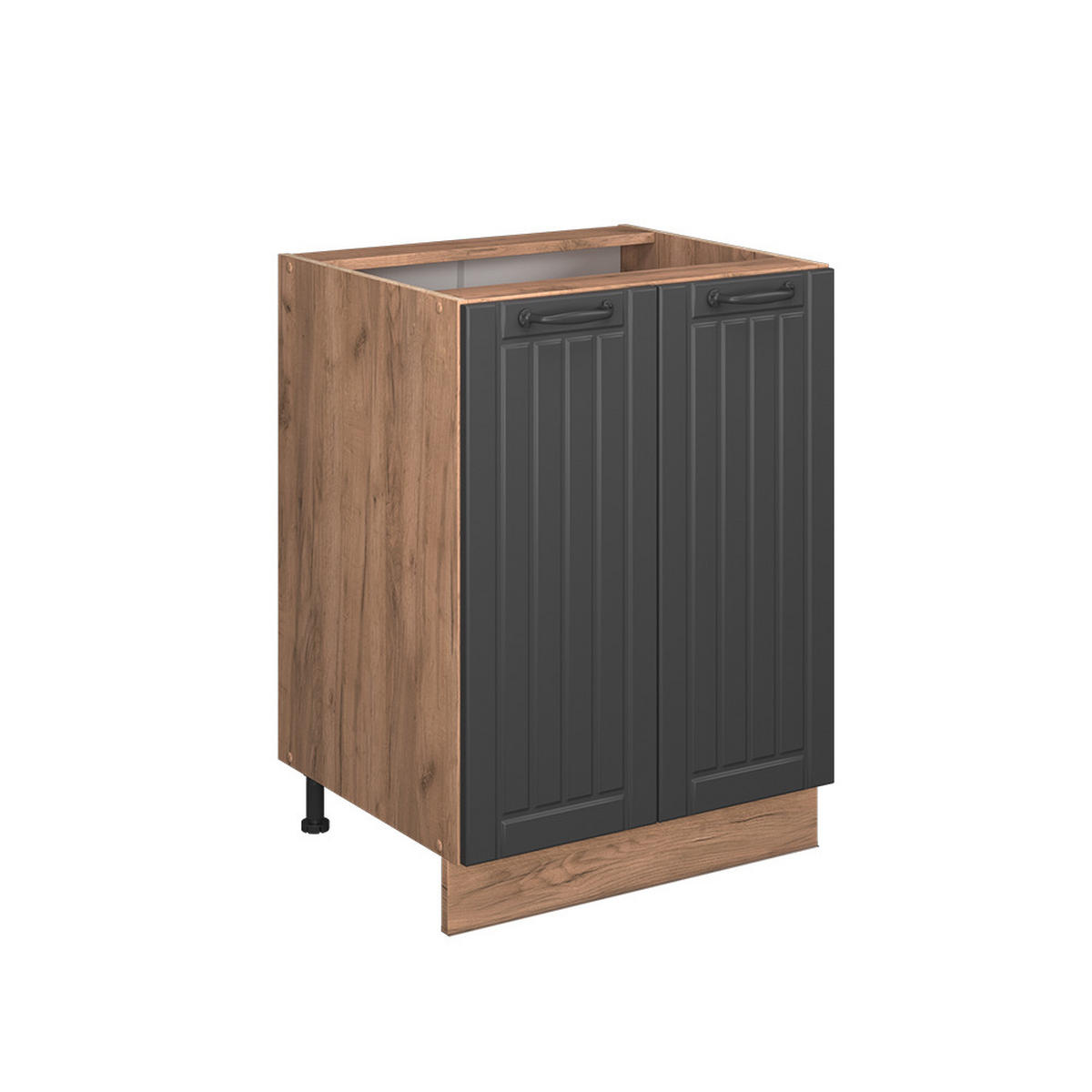 Honigeiche/Dunkelgrau, Holzwerkstoff (60/82/60cm) - Vicco