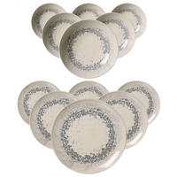 TAFELSERVICE Cecina Graphit 12er Set - Beige/Grau, Keramik (1/1/1cm) - Ritzenhoff Breker