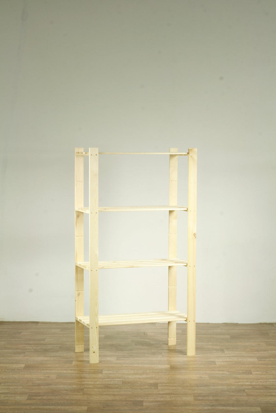 HOLZREGAL PINEPEAK 150x80x38cm 4 Fachboden 1,2cm dickes Kiefernholz Natur - Naturfarben, Holz (80/150/38cm) - PROREGAL