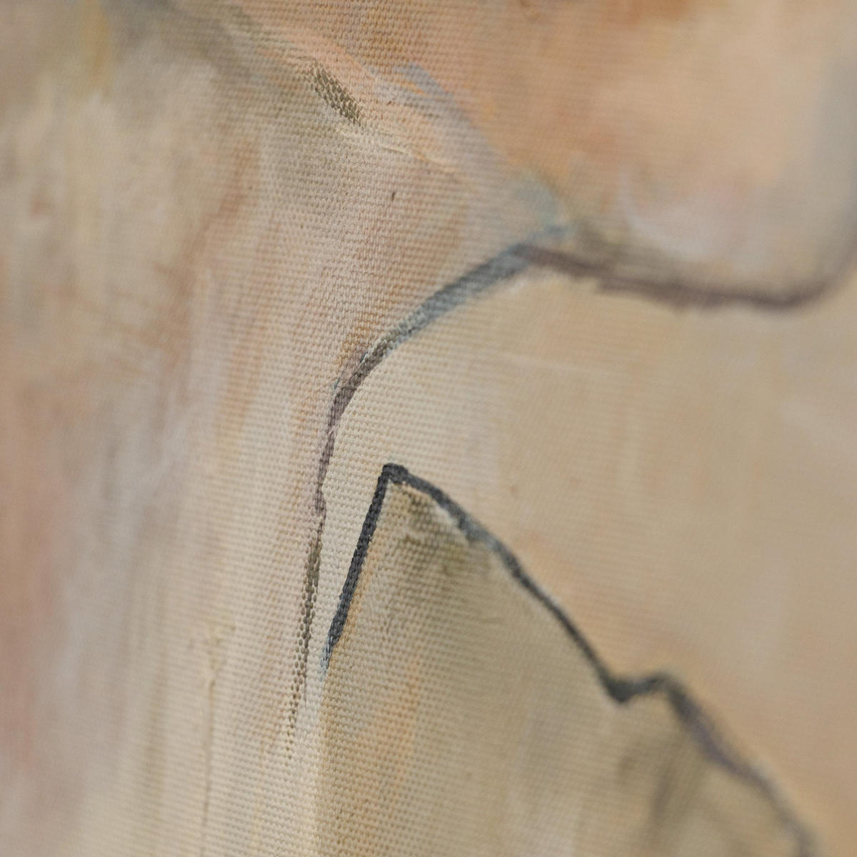 GEMÄLDE Schiele Schattenfugenrahmen Eichefarben 120x80 cm - Eichefarben, Holz (120/80cm) - YS-art gallery