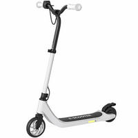 E-SCOOTER, Aluminium， Schwarz/Weiß, 76L x 53B x 90/95Hcm - Schwarz, Metall (95cm) - HOMCOM