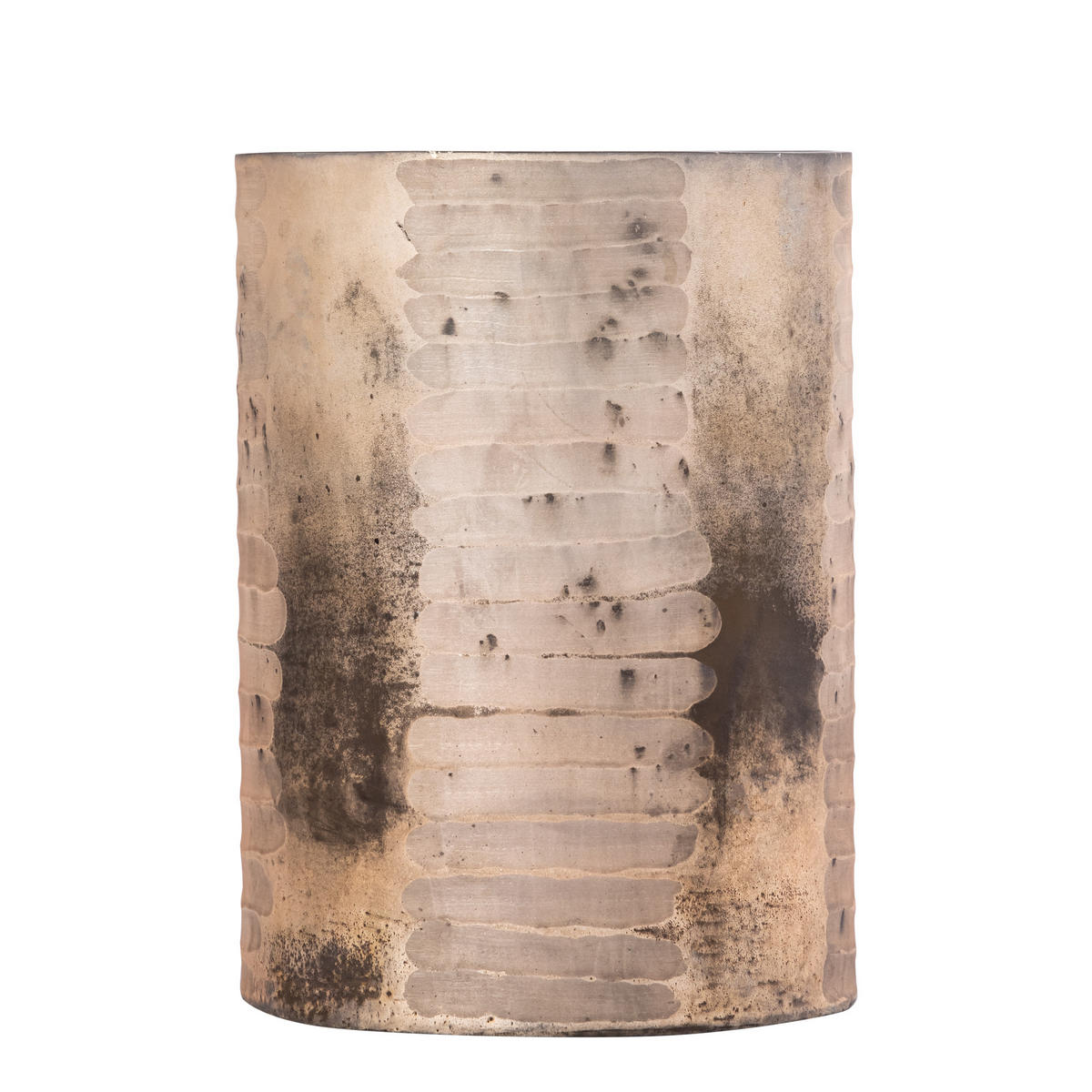 WINDLICHT Somer Rosa 18/18/25cm - Pink, Glas (18/25/18cm) - PTMD Collection