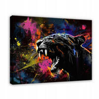 LEINWAND BILDER Abstrakt 100x70 - Multicolor, Holzwerkstoff (100/70cm) - Wallarena