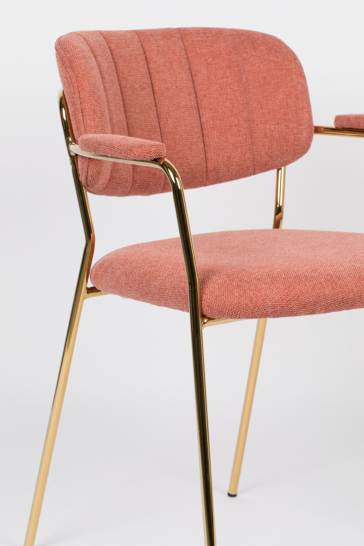 ESSZIMMERSTUHL Jolien - Rosa - 56/61/78 cm - 2er-Set - Pink, Textil (61/78/56cm)
