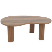 COUCHTISCH organisch Braun - Braun, Holz (60/110/45cm) - MCW