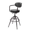 BARHOCKER H10F Grau - Grau, Textil (53/106/43cm) - MCW