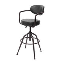 BARHOCKER H10F Grau - Grau, Textil (53/106/43cm) - MCW