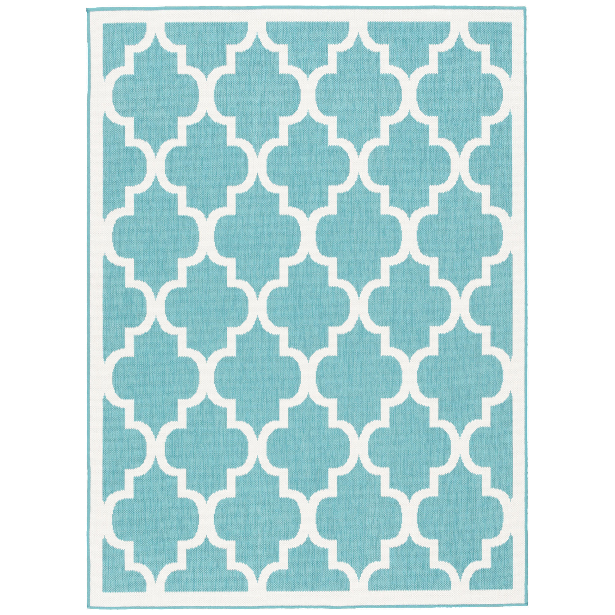 IN- UND OUTDOOR TEPPICH BEIDSEITIG CAPE COD FLIESENOPTIK - Mintgrün, Textil (133/190cm) - Pergamon