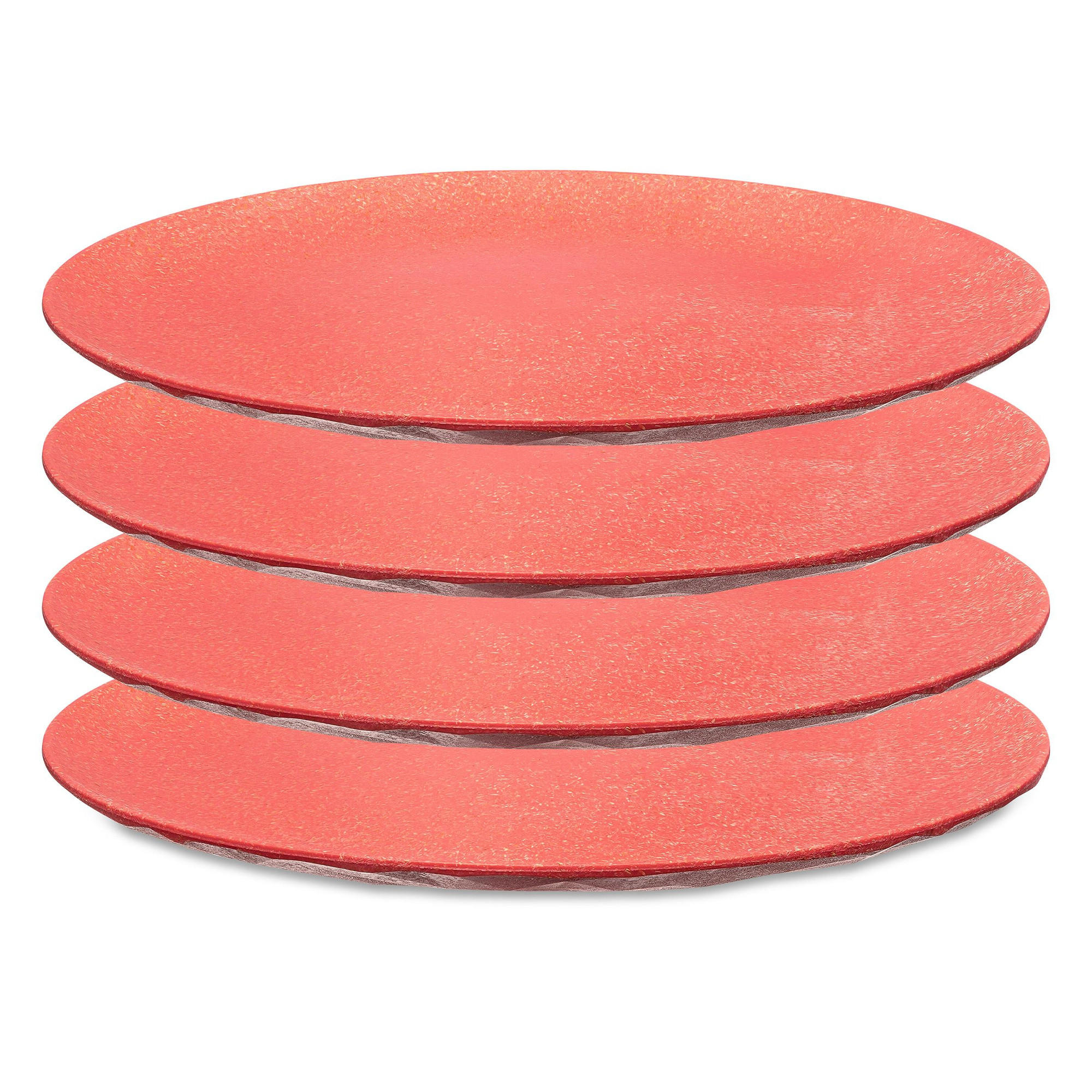 ESSTELLER Club Nature coral 26/26/1,8 cm - Rot, Kunststoff (26/1.8/26cm) - KOZIOL