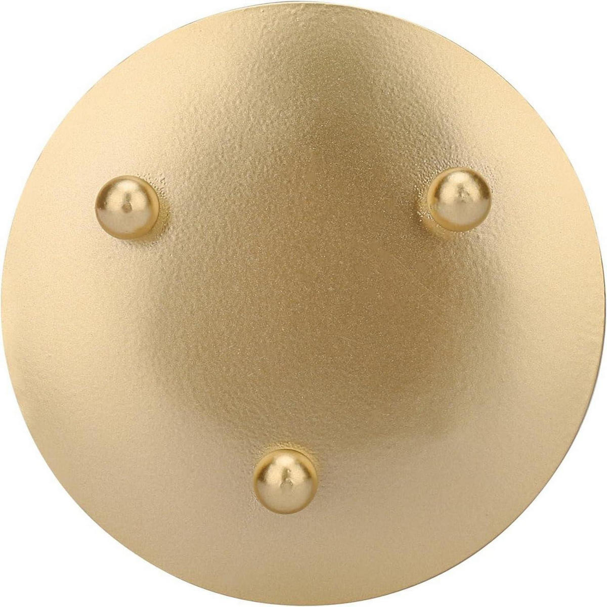 KERZENSTÄNDER 2-teiliges Set Metall Gold 9 cm - Goldfarben, Metall (15/2/10cm)